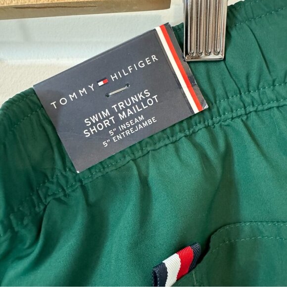 Tommy Hilfiger NWT Green Swim Trunks 5in inseam Size XL - Picture 4 of 12